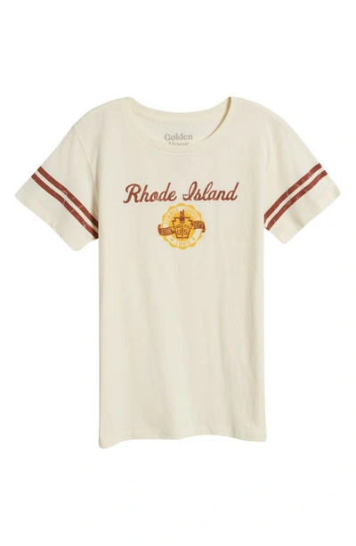 Shop Golden Hour Rhode Island Track Cotton Graphic T-shirt In Washed Marshmallow