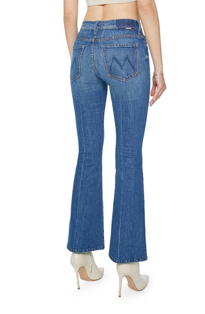 Shop Mother High Waist Stretch Denim Bootcut Jeans In Its A Small World