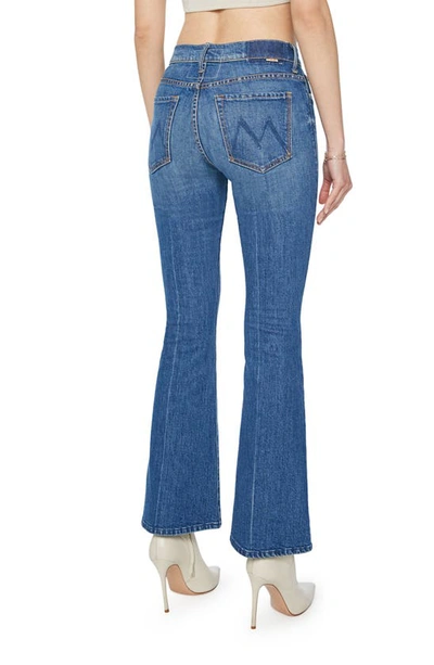 Mother The Weekend High Waist Stretch Denim Bootcut Jeans In Its A Small World