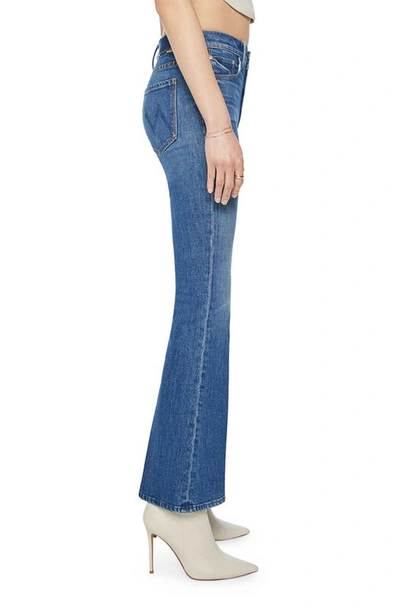 Mother The Weekend High Waist Stretch Denim Bootcut Jeans In Its A Small World