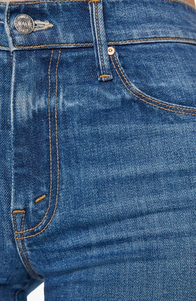 Mother The Weekend High Waist Stretch Denim Bootcut Jeans In Its A Small World
