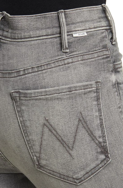 Shop Mother The Hustler High Waist Ankle Bootcut Jeans In Nothern Lights