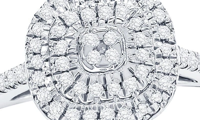 Shop Simona Sterling Silver Double Square Diamond Ring