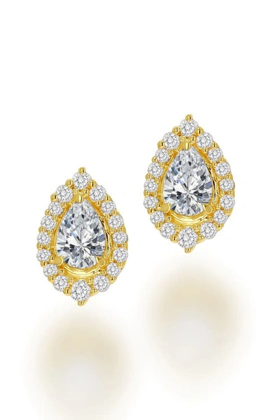 Shop Ron Hami Diamond Stud Earrings In Yellow Gold/ Diamond