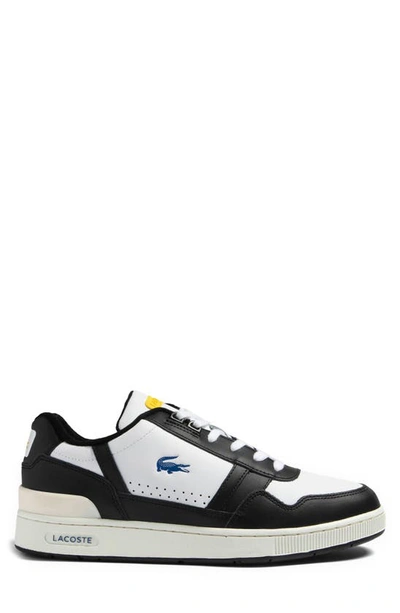 Shop Lacoste T-clip Sneaker In White/ Black