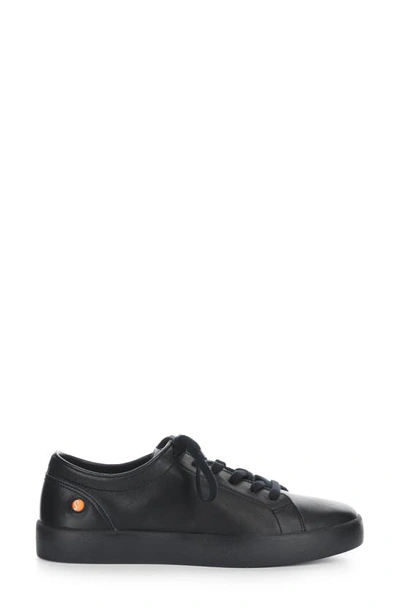 Shop Softinos By Fly London Fly London Ross Sneaker In 011 Black Smooth Leather