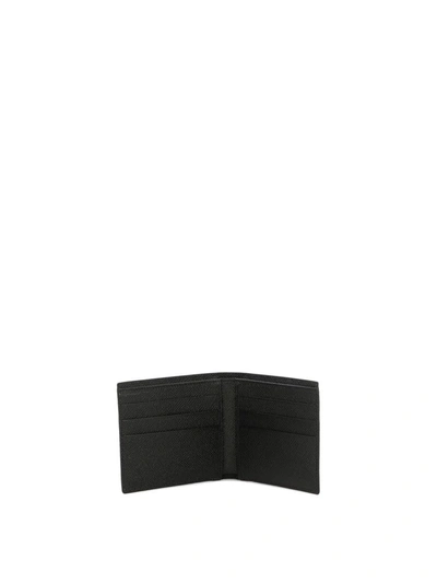 Shop Dolce & Gabbana Wallet With Logo Plaque In Black