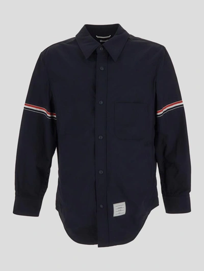 Shop Thom Browne Thome Jacket In Blue
