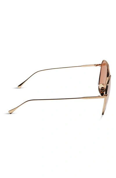 Shop Diff Dash 61mm Aviator Sunglasses In Honey Crystal Flash