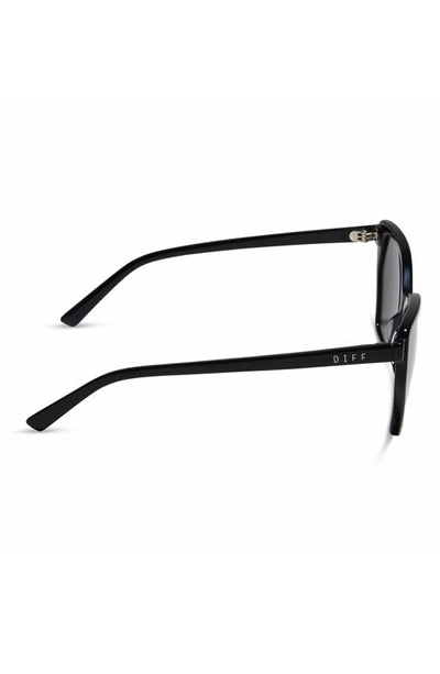 Shop Diff Vera 55mm Square Sunglasses In Grey