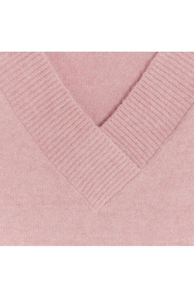Shop River Island V-neck Sweater In Pink