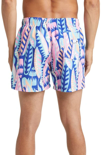 Boardies On Board Swim Trunks In Blue Multi