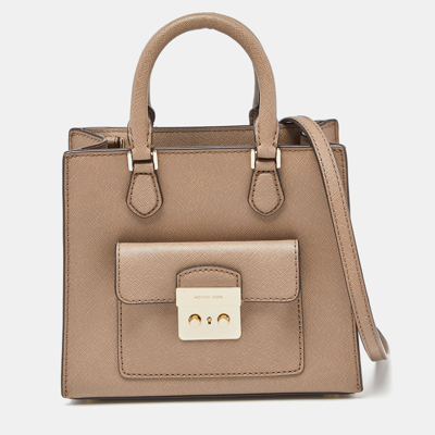 Pre-owned Michael Michael Kors Beige Leather Tote