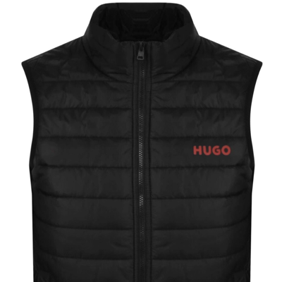 Shop Hugo Bentino 2221 Padded Gilet Black