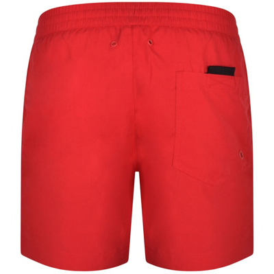 Shop Diesel Bmbx Ken 37 Swim Shorts Red