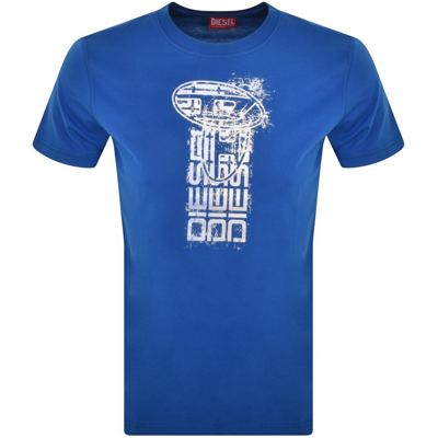 Shop Diesel T Diegor K68 T Shirt Blue
