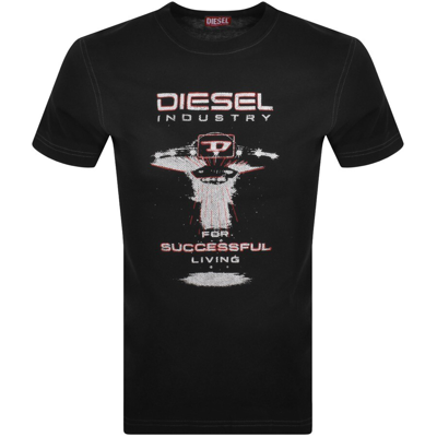 Shop Diesel T Diegor K69 T Shirt Black
