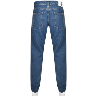 Shop Calvin Klein Jeans Authentic Straight Jeans Blue