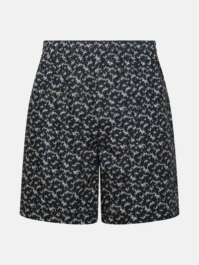 Shop Isabel Marant 'vataya' Black Cotton Bermuda Shorts