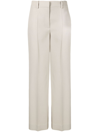 Shop The Row Neutral Bremy Wool Trousers In Neutrals