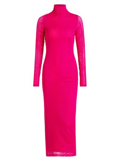 Shop Prabal Gurung Women's Wndrlust Daphne Lace Midi-dress In Pink