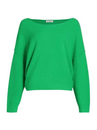 Shop American Vintage Women's Damsville Boatneck Sweater In Green