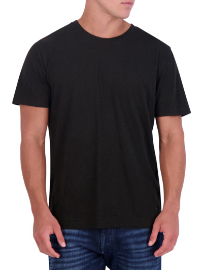 Shop Robert Graham Men's Neil Sequin Skull Crewneck T-shirt In Black