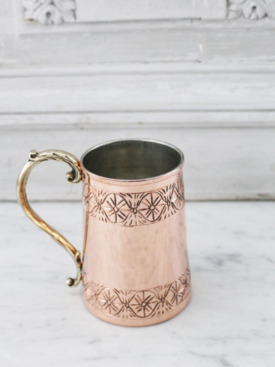 Shop Coppermill Kitchen Vintage-inspired 2-piece Tankard Mug Set In Copper