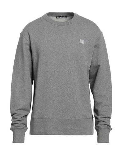 Shop Acne Studios Man Sweatshirt Grey Size L Cotton