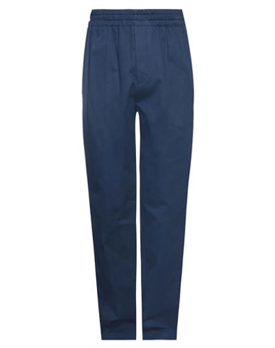 Shop Isabel Marant Man Pants Blue Size M Cotton