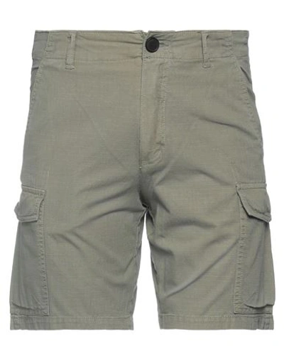 Shop Minimum Man Shorts & Bermuda Shorts Sage Green Size S Cotton