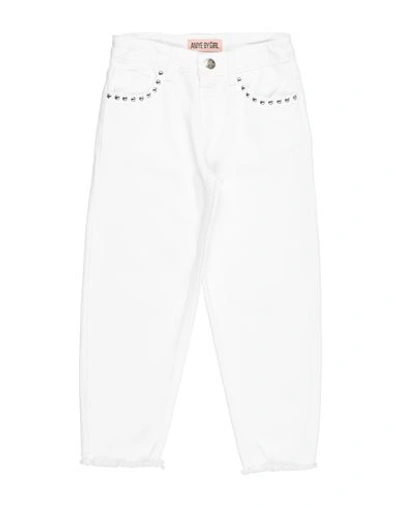 Aniye By Toddler Girl Pants White Size 6 Cotton In White
