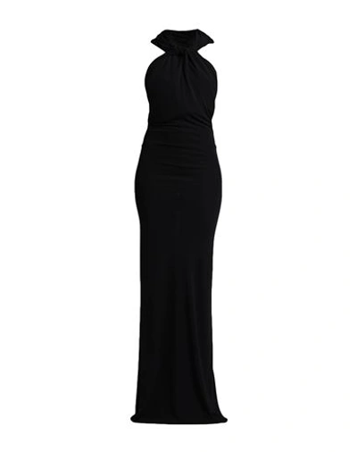 Shop Saint Laurent Woman Maxi Dress Black Size 8 Viscose
