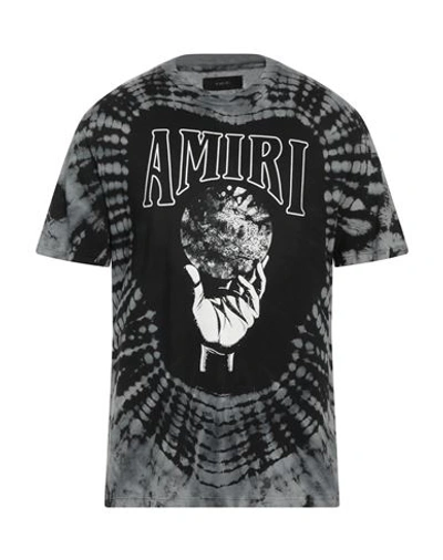 Shop Amiri Man T-shirt Grey Size L Cotton