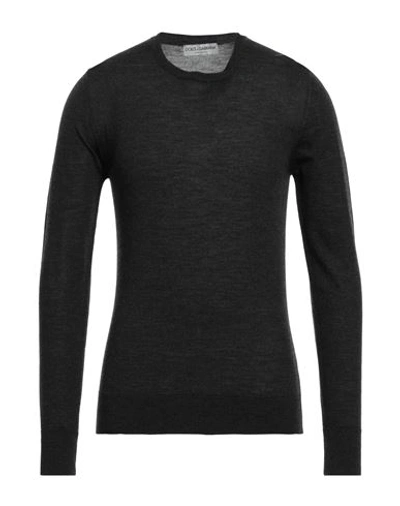 Shop Dolce & Gabbana Man Sweater Steel Grey Size 44 Virgin Wool