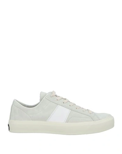 Shop Tom Ford Man Sneakers Off White Size 9 Leather