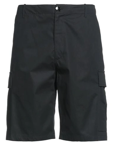 Shop Kenzo Man Shorts & Bermuda Shorts Black Size 28 Cotton
