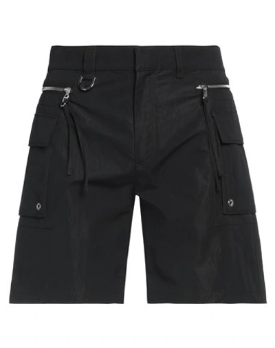 Fendi Cargo Bermuda Shorts In Black