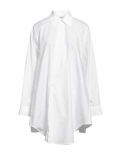 Shop Loewe Woman Shirt White Size 6 Cotton