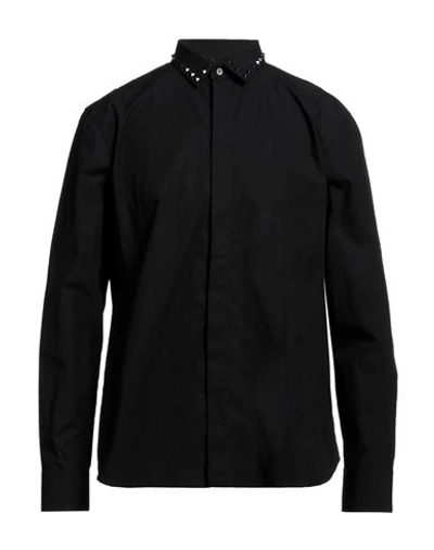 Shop Valentino Garavani Man Shirt Black Size 16 ½ Cotton