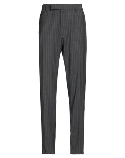 Shop Celine Man Pants Lead Size 32 Wool In Grey