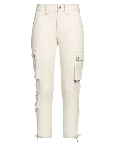 Isabel Marant Cotton Evalia Cargo Pants In Beige