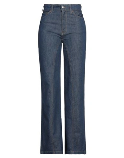 Shop Victoria Beckham Woman Jeans Blue Size 29 Cotton