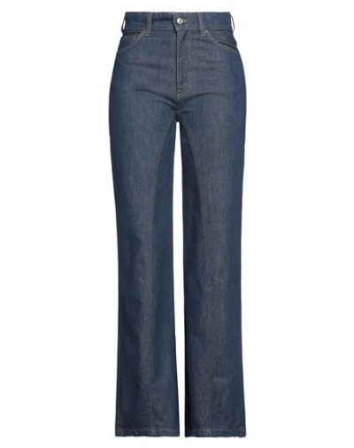 Victoria Beckham Woman Denim Pants Blue Size 30 Cotton In Blue