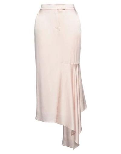 Shop Tom Ford Woman Maxi Skirt Blush Size 6 Acetate, Viscose In Pink