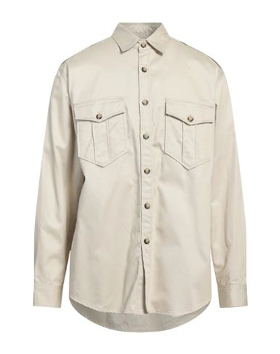 Shop Isabel Marant Man Shirt Beige Size Xl Cotton