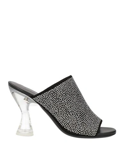 By Far Woman Sandals Silver Size 11 Soft Leather In Silver