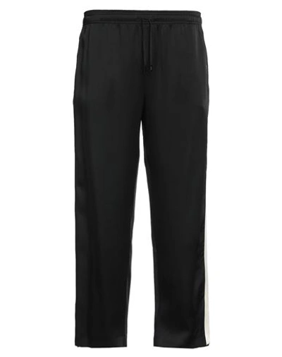 Shop Saint Laurent Man Pants Black Size 38 Acetate, Viscose