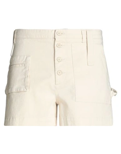 Shop Etro Man Denim Shorts Beige Size 36 Cotton, Elastane