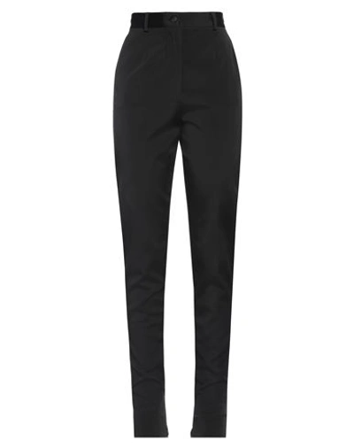 Shop Dolce & Gabbana Woman Pants Black Size 8 Acetate, Polyamide, Elastane